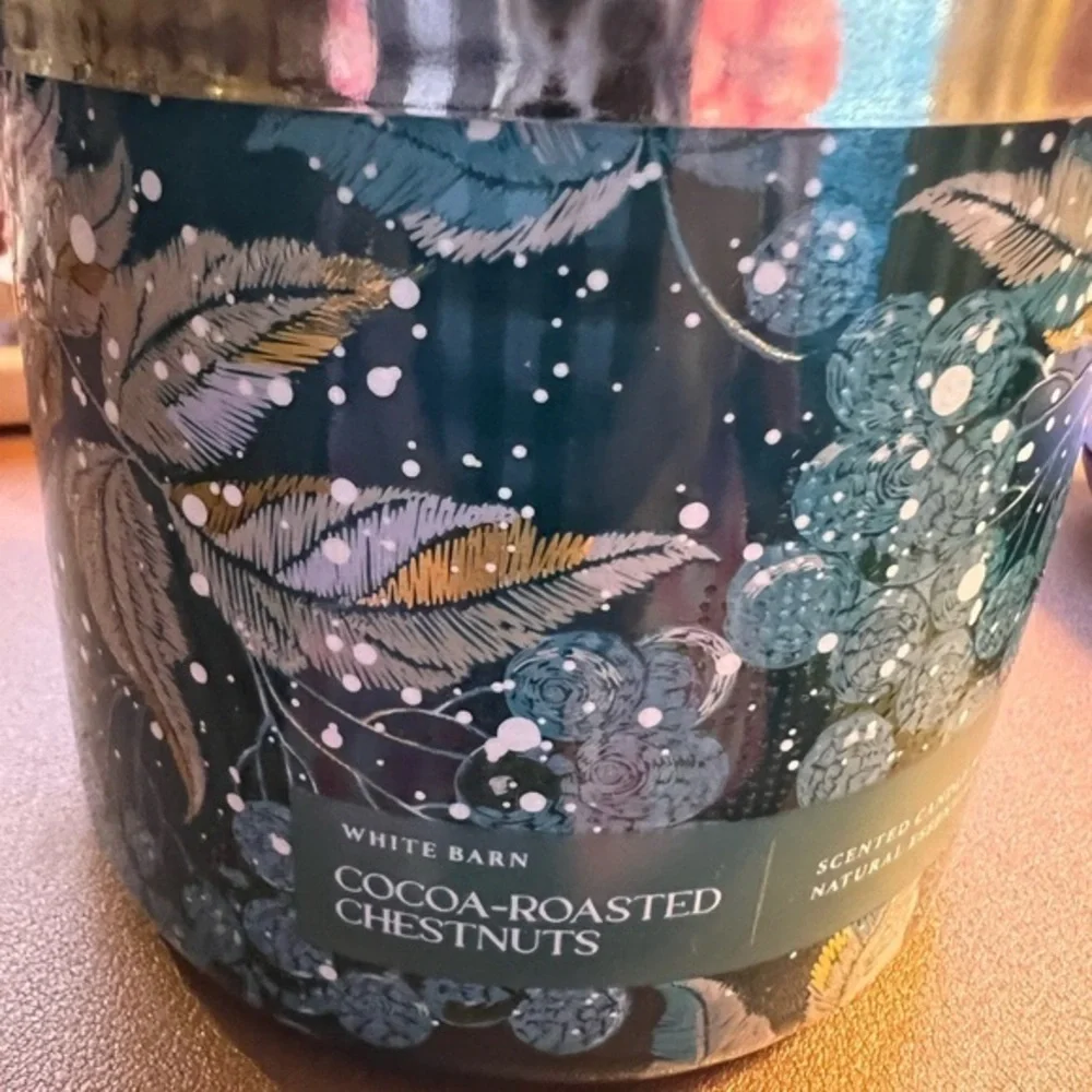 🆕Bath Body Works Cocoa-Roasted Chestnuts 3 Wick Candle*Chestnuts Cocoa Vanilla*